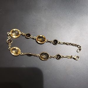 14k gold gemstone bracelet